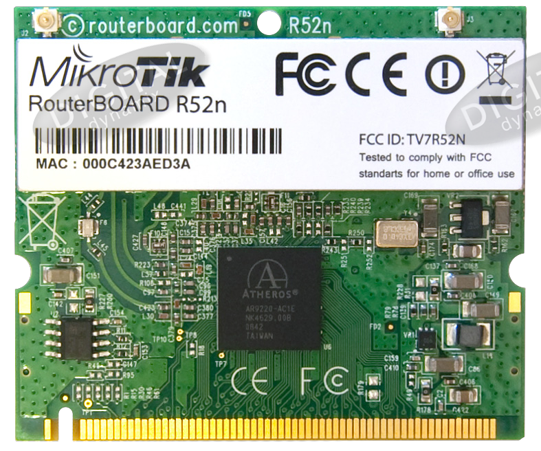 Mikrotik R52N 802.11N mini-PCI card