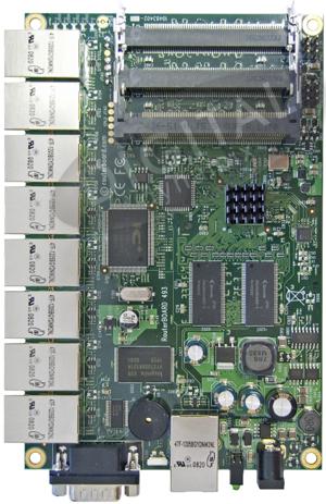 RouterBoard 493AH 9 Lan, 3 Mini PCI, L5